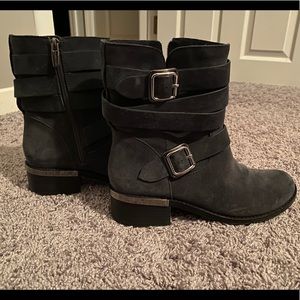 Vince Camuto Grey Suede Booties